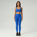 Women's Summer Sports Set Cross Back Bra And Leggings