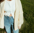 Ribbed Buttoned Tank Top Crop