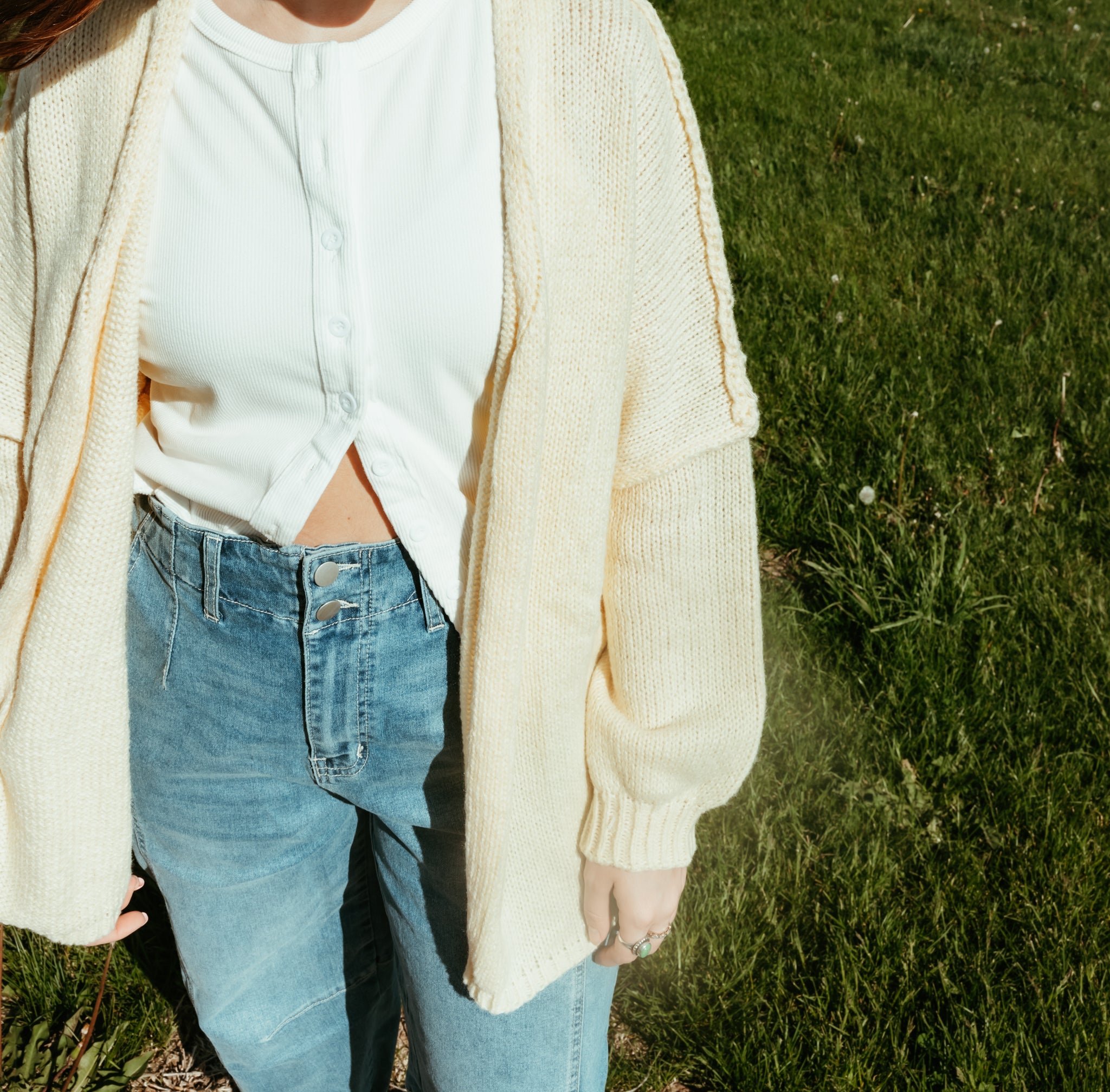 Butter yellow cardigan