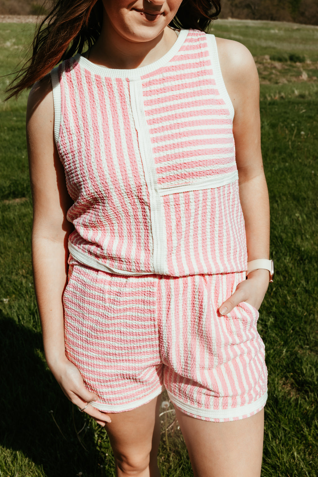 Pretty n Pink Tank and Shorts Set