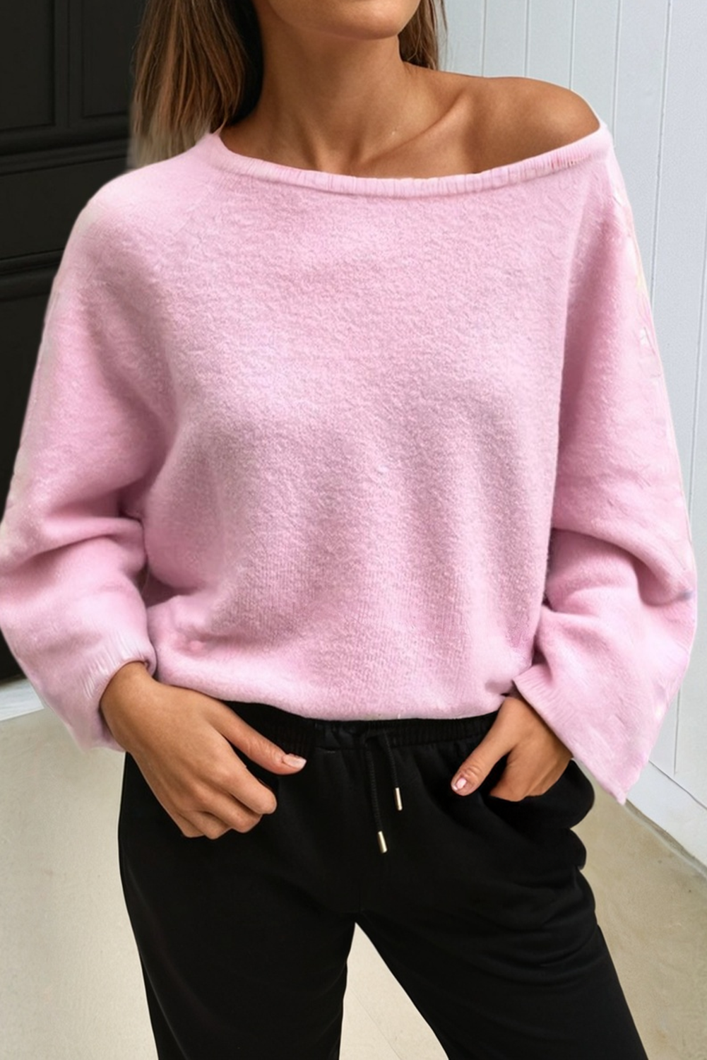 Pink Knit Sweater